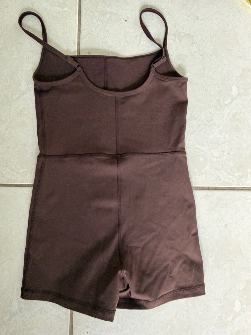 Wilfred Free Mauve-Brown Spaghetti Strap Romper - Picture 5 of 6